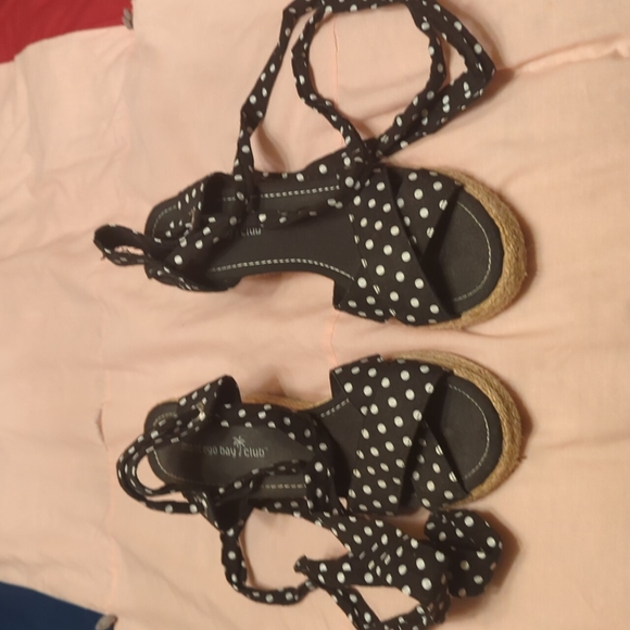 Montego Bay Club Shoes - Montego Bay Club Lace up wedge sandals